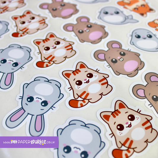 Squishy Squad Contour Cut Sticker Sheet
