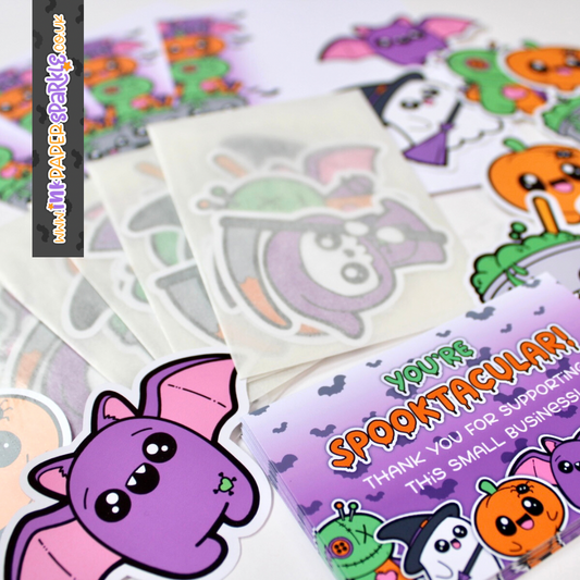 Kawaii Halloween Vinyl Sticker Pack