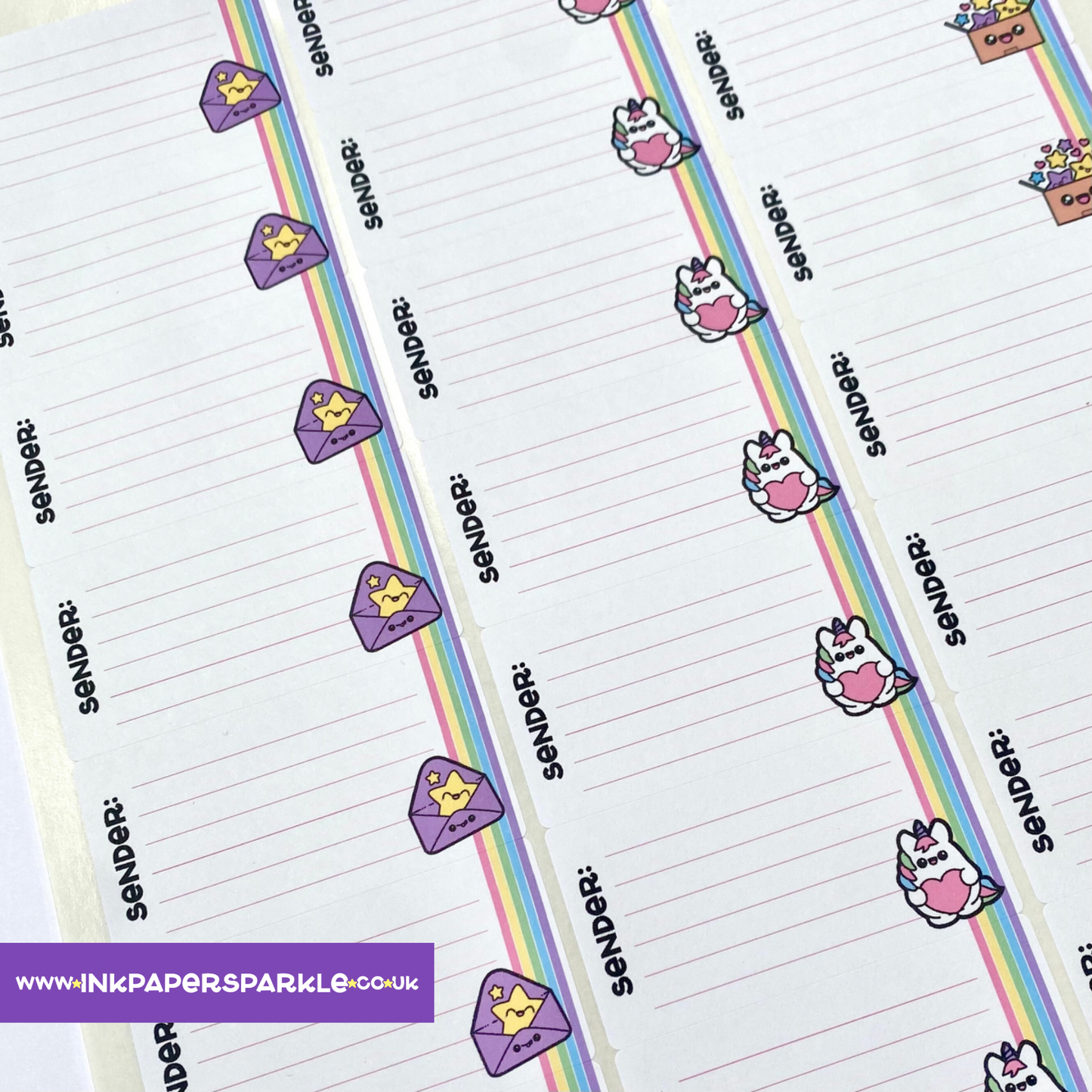 Kawaii Sender / Return Address Labels *New Designs*