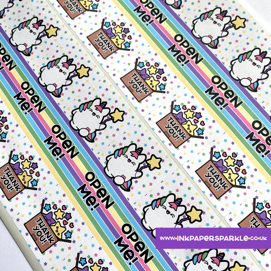 Kawaii Box Seal Stickers