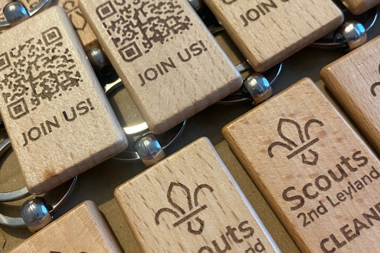 Engraved Logo Keyrings