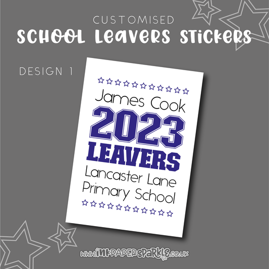 Custom School Leavers Books