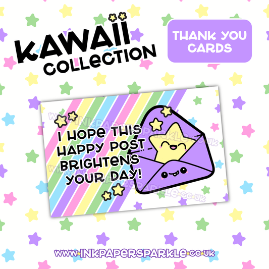Kawaii Thank You Cards