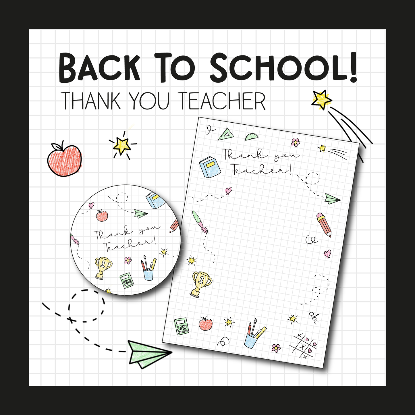 Back To School Display Cards