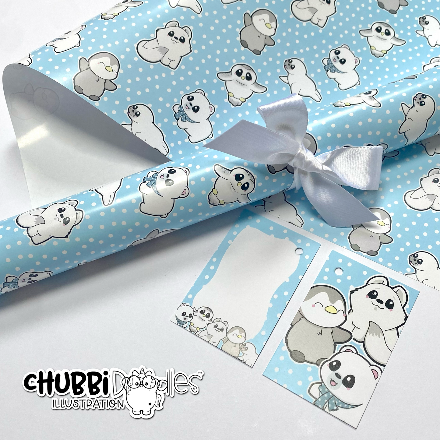 Arctic Floofs Gift Wrapping Set