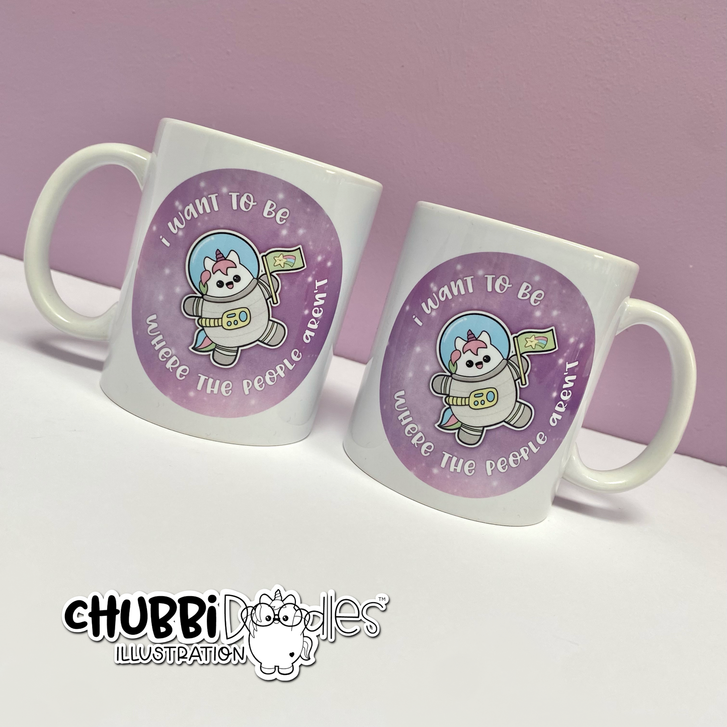 I Want To Be Where The People Aren't Mug