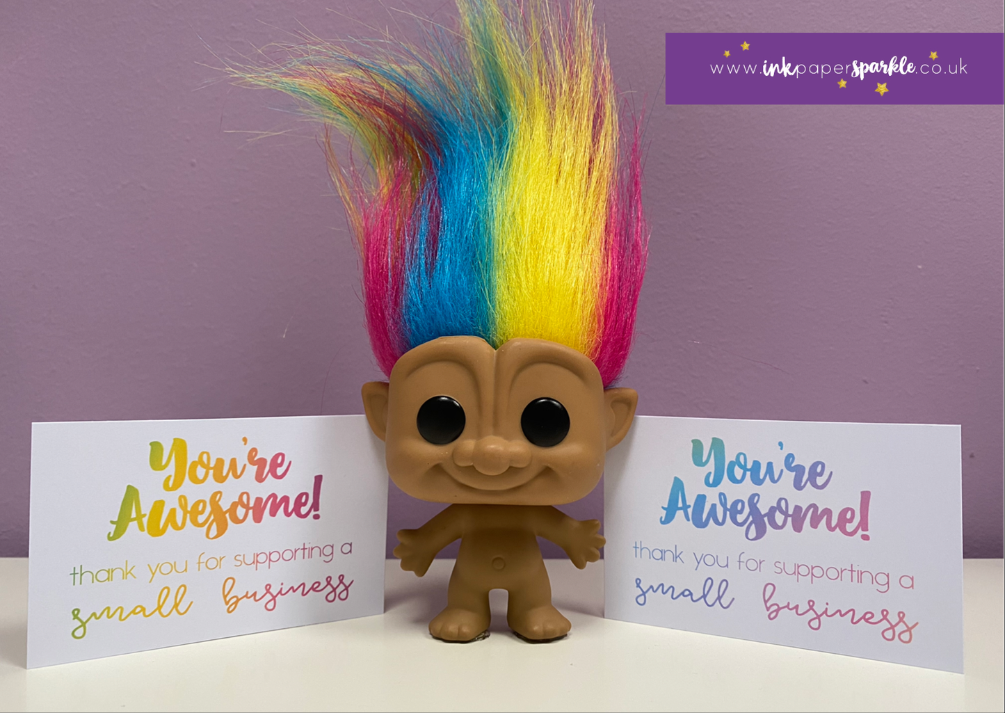 Rainbow Thank You Cards