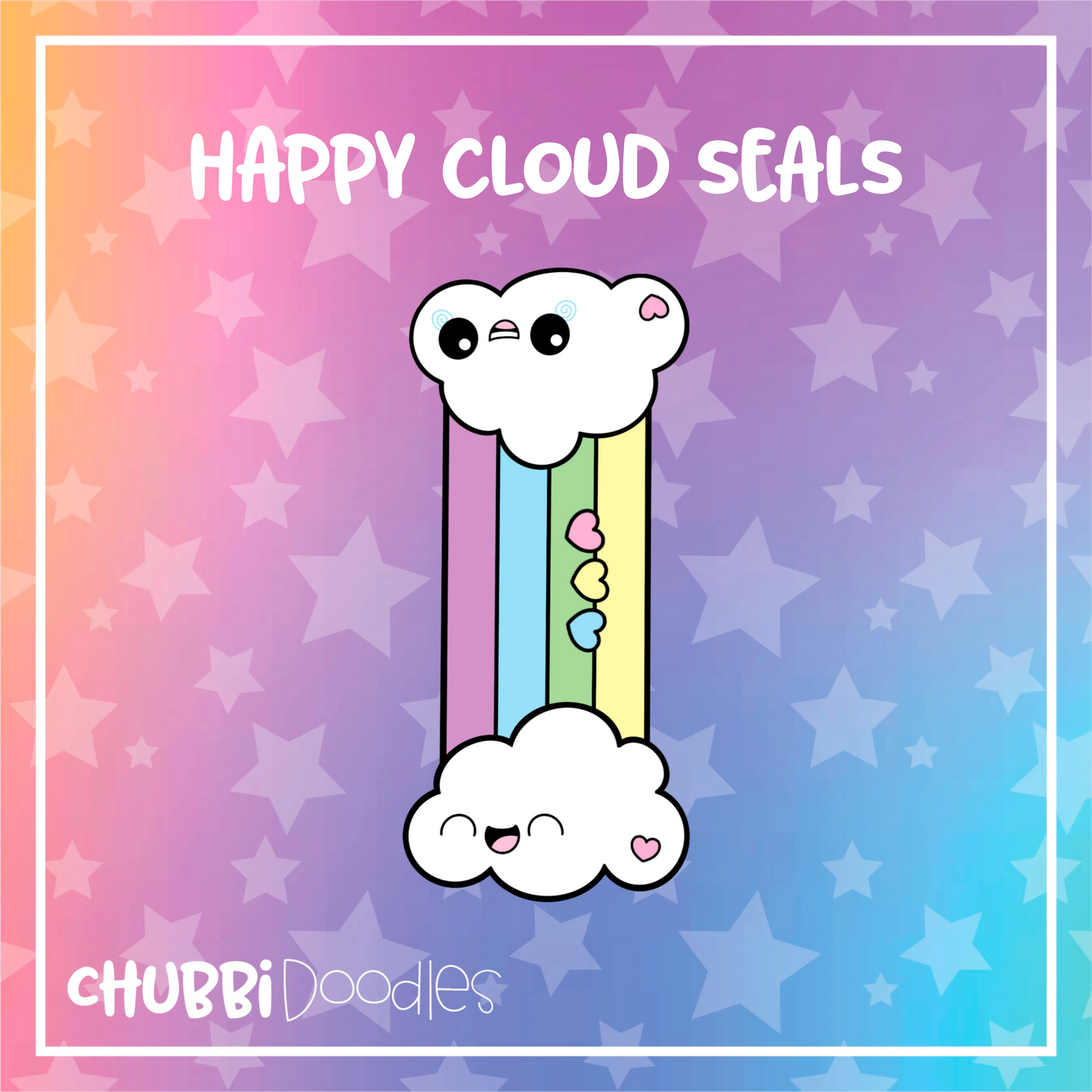 Illustrated Box Seal Stickers