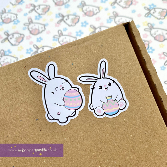 Easter Chubbibunny Contour Cut Stickers