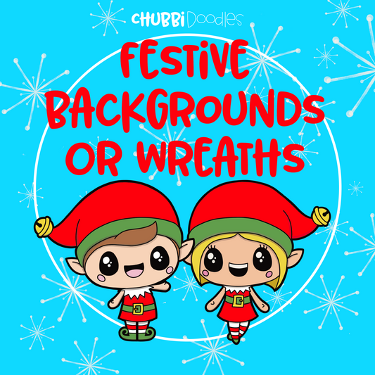 Dress Up Backgrounds & Wreaths