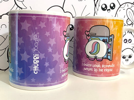 Romantic Walks To The Fridge Mug