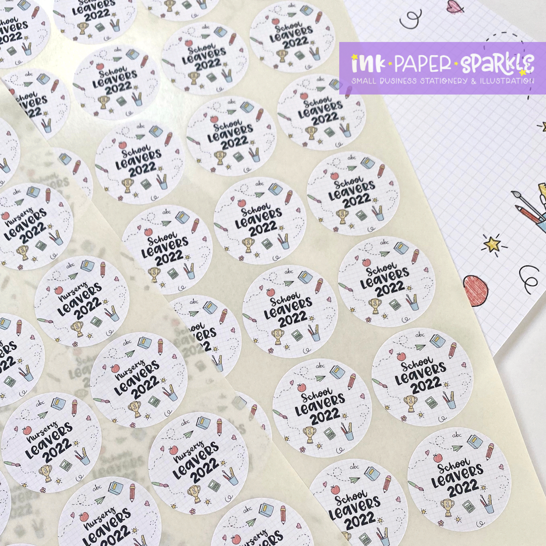 School Leavers 2025 Stickers