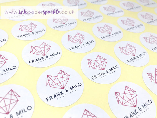 Water Resistant Vinyl Logo Stickers