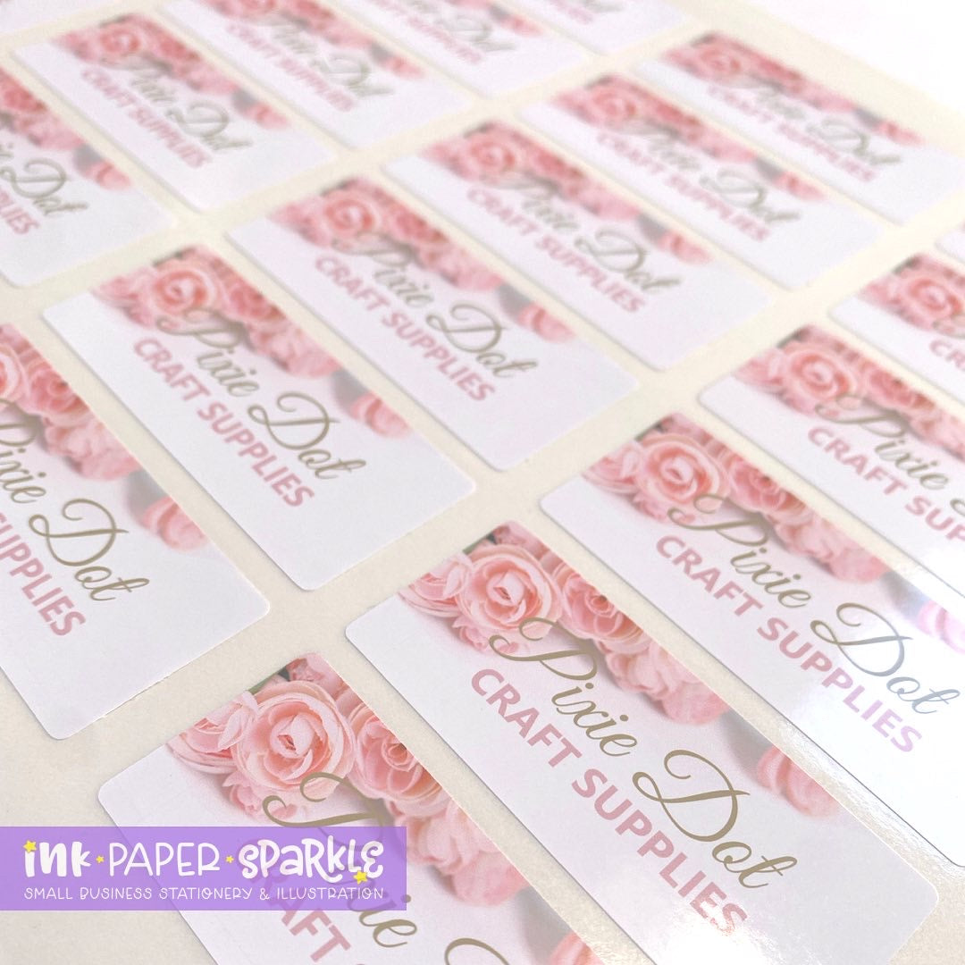 Custom Size/Shape Logo Stickers