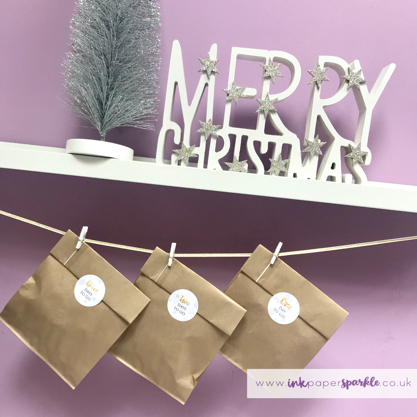 Christmas Countdown Stickers