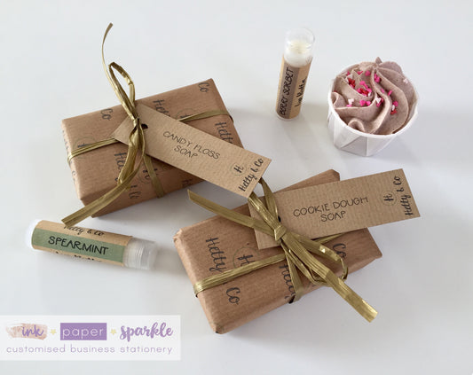 Logo Packaging Paper - Kraft