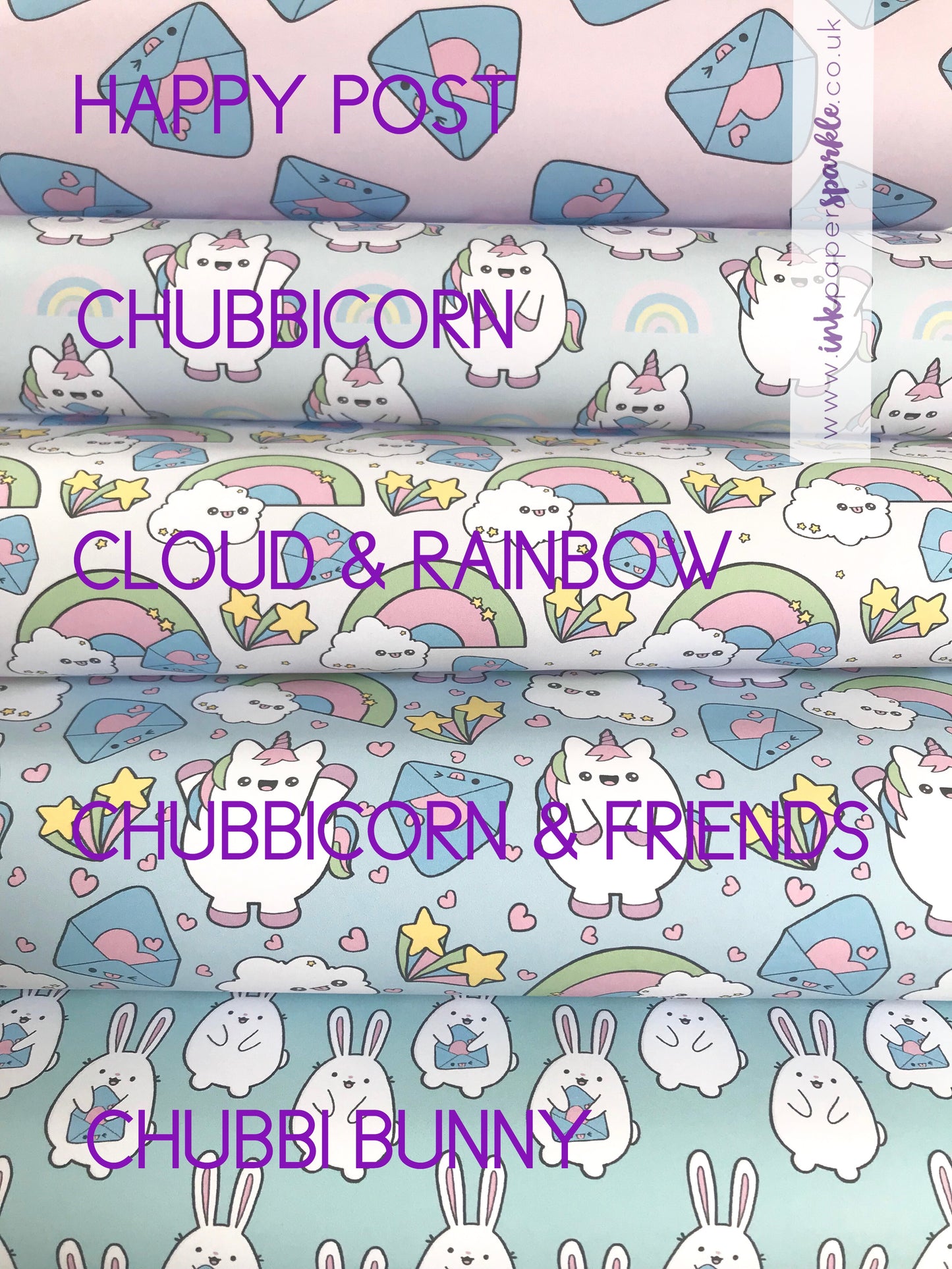 Kawaii Packaging Paper - White