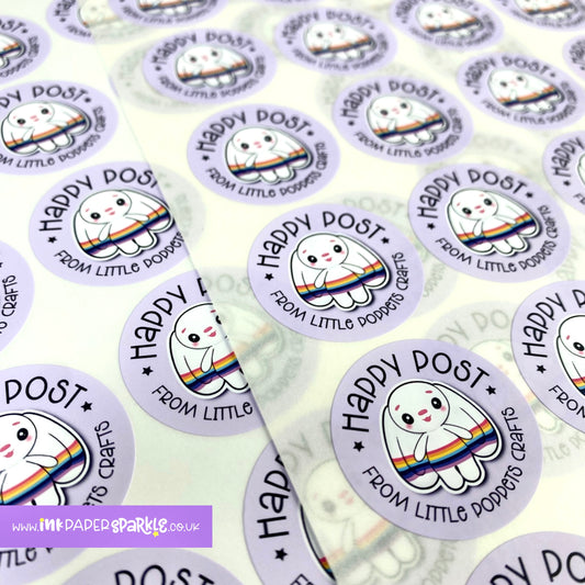 Custom Thank You/Happy Mail Stickers