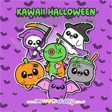 Contour Cut Kawaii Halloween Stickers