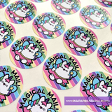 Kawaii Happy Post & Thank You Stickers *New Designs!*