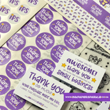 Custom Thank You/Happy Mail Stickers