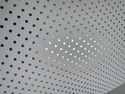 Box of foil polka dot card