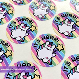 Kawaii Happy Post & Thank You Stickers *New Designs!*