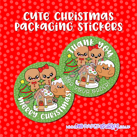 Cute Christmas Packaging Stickers