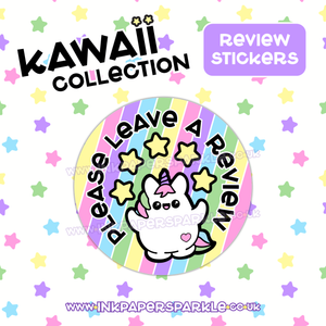 Kawaii Review Stickers