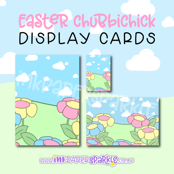 Easter ChubbiChick Display Cards