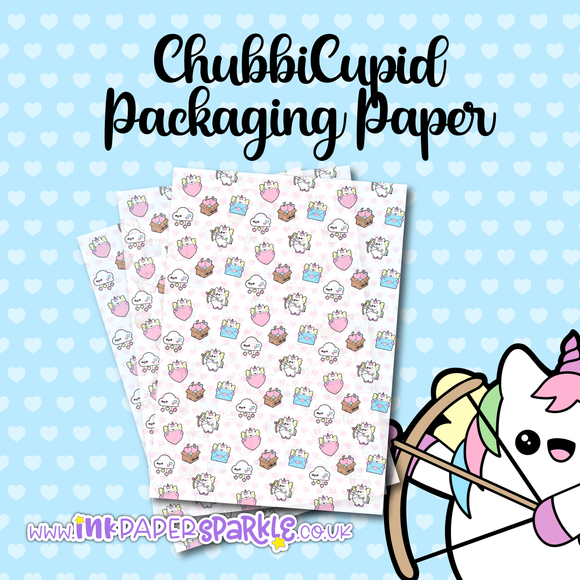 ChubbiCupid Valentines Packaging Paper