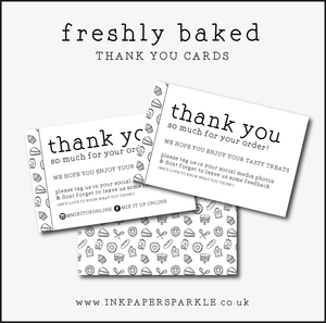 Freshly Baked Thank You Cards