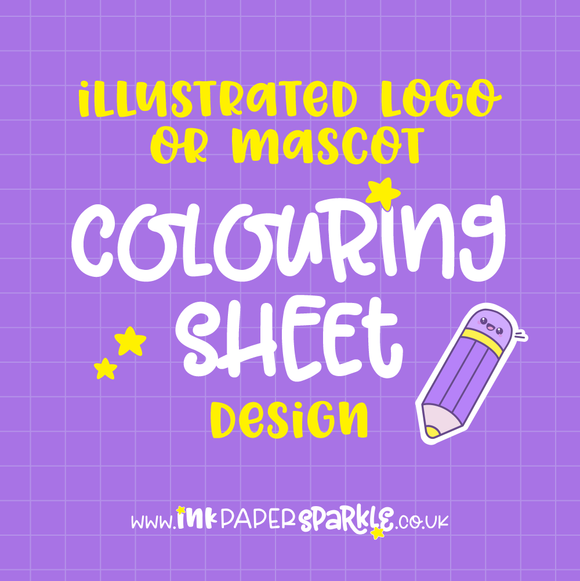 Mascot Colouring Sheet - Printable Digital File