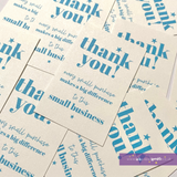 NEW DESIGN Pearlised Thank You Cards
