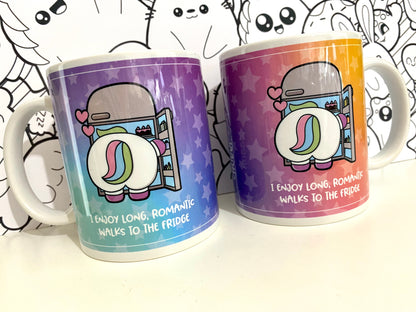 Romantic Walks To The Fridge Mug