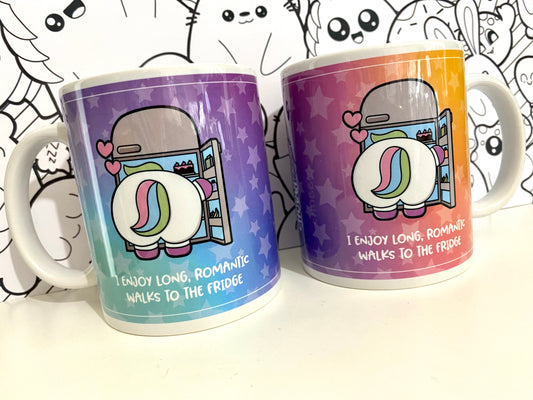 Romantic Walks To The Fridge Mug