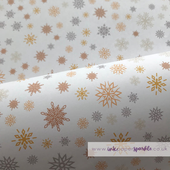 Christmas Packaging Paper - White