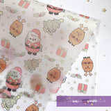 Kawaii Christmas Packaging Paper - Translucent