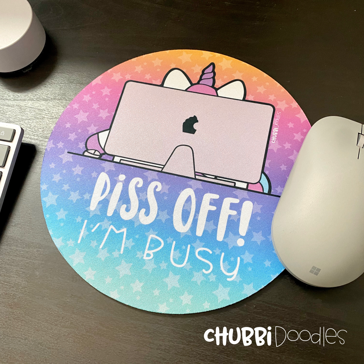 Round Mouse Mats - 3 Designs