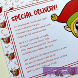 Cheeky Elf Gift Poem Cards