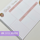 Character Mascot Weekly Desk Planner
