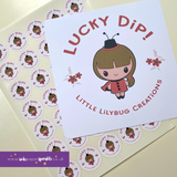 Logo Lucky Dip Stickers / Sign