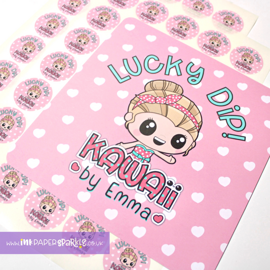 Logo Lucky Dip Stickers / Sign