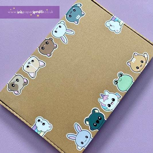 Illustrated Box Seal Stickers