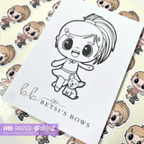 Mascot Colouring Cards