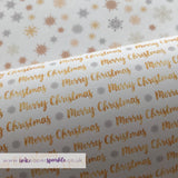 Christmas Packaging Paper - White