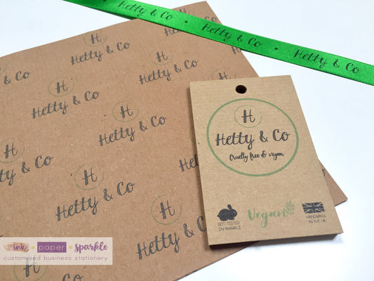 Logo Packaging Paper - Kraft