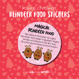 Kawaii Reindeer Food Stickers