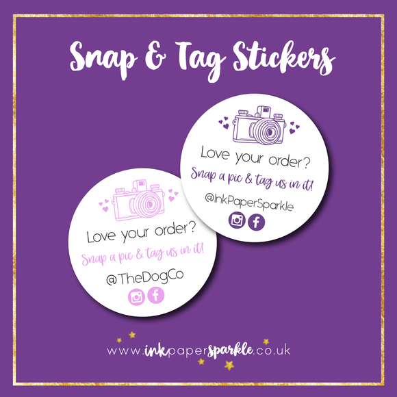 Snap & Tag Stickers