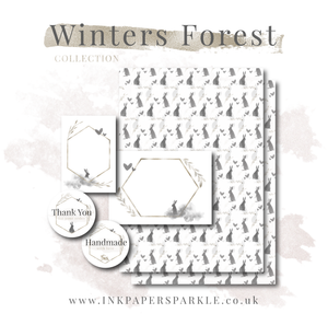 Winter's Forest Packaging Paper - Translucent
